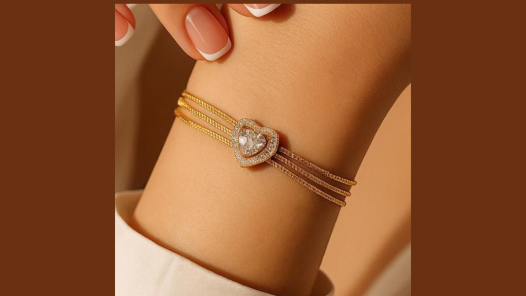 Valentine Day Gold Bracelet 2026
