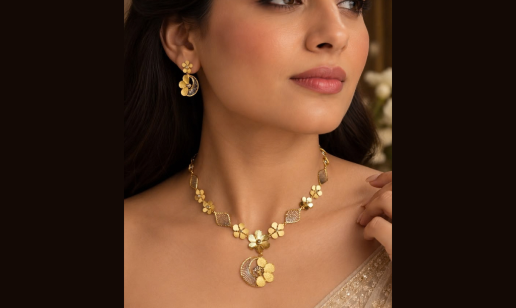 Lightweight Gold Jewellery Designs